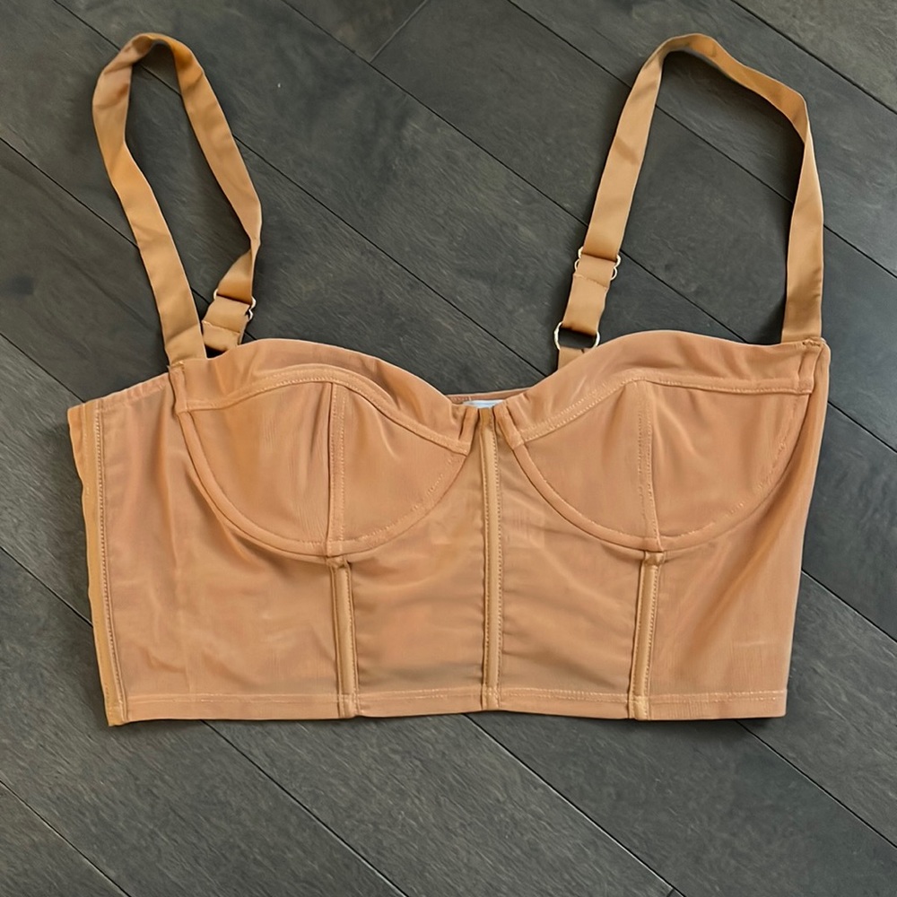 Oh Polly orange crop top